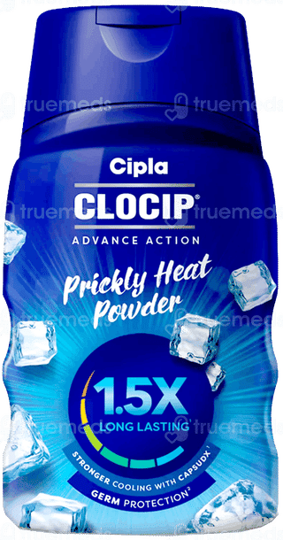 Clocip Advance Action Prickly Heat Powder 50Gm