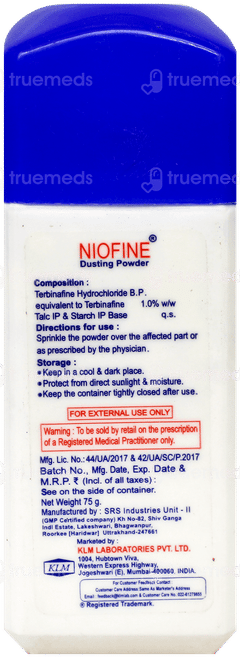 Niofine Dusting Powder 75Gm