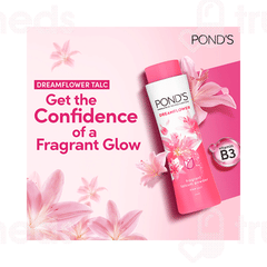 Ponds Dreamflower Pink Lily Fragrant Talcum Powder 100gm