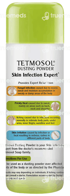 Tetmosol Fresh Lime Fragrance Dusting Powder 100gm