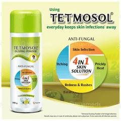 Tetmosol Fresh Lime Fragrance Dusting Powder 100gm