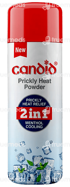 Candid 2 In 1 Prickly Heat Relief Menthol Cooling Powder 120gm