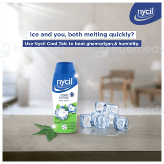Nycil Germ Expert Classic Prickly Heat Powder 150Gm With Nycil Cool Herbal 50Gm Free