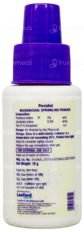 Povidot Sprinkling Powder 10Gm