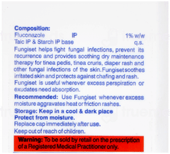 Fungiset 1 % Dusting Powder 75 Gm