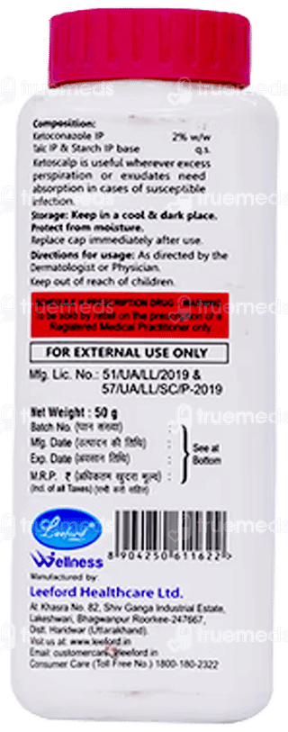 Ketoscalp Dusting Powder 50Gm