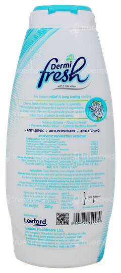 Dermi Fresh Extra Cool Prickly Heat Powder 150gm