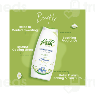 Dermi Fresh Prickly Heat Jasmine Powder 150gm