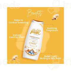 Dermi Fresh Prickly Heat Sandal Powder 150gm