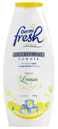 Dermi Fresh Prickly Heat Lemon Powder 150Gm
