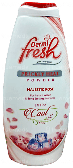 Dermi Fresh Majestic Rose Extra Cool Prickly Heat Powder 150Gm Dermi Fresh Majestic Rose Extra Cool Prickly Heat Powder 150Gm