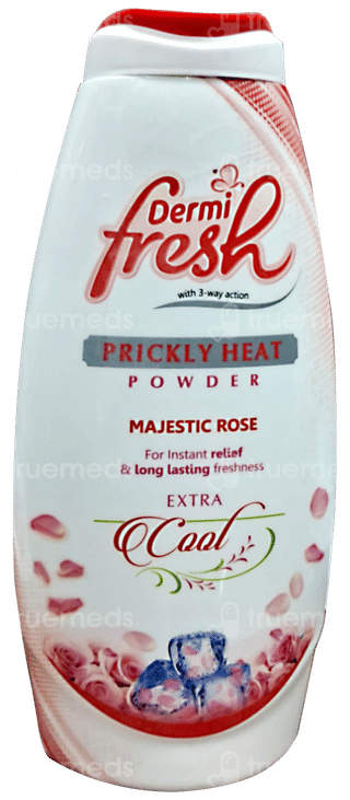 Dermi Fresh Majestic Rose Extra Cool Prickly Heat Powder 150Gm