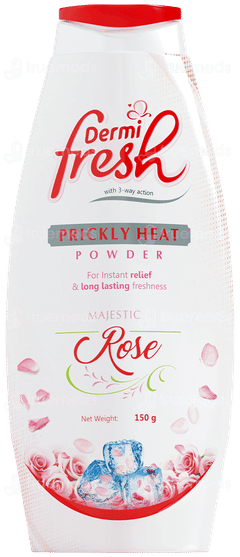 Dermi Fresh Majestic Rose Prickly Heat Powder 150Gm Dermi Fresh Majestic Rose Prickly Heat Powder 150Gm