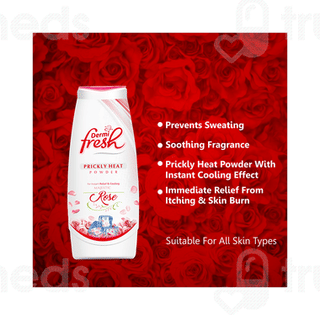 Dermi Fresh Majestic Rose Prickly Heat Powder 150gm