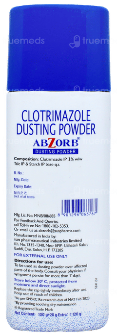 Abzorb Dusting Powder 120gm