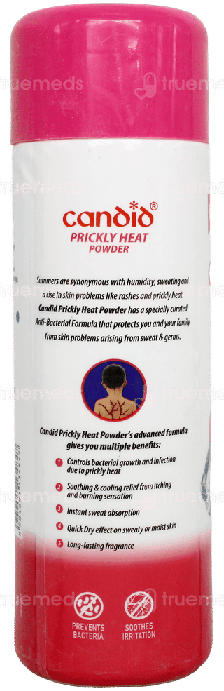 Candid New Rose Prickly Heat Powder 120Gm