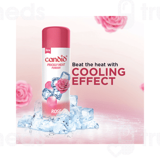 Candid New Rose Prickly Heat Powder 120gm