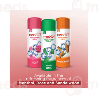 Candid New Rose Prickly Heat Powder 120gm