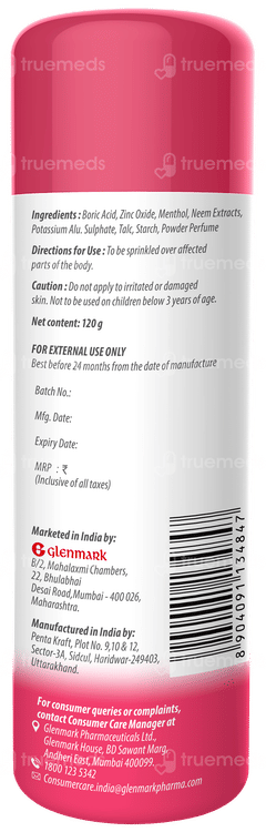 Candid New Rose Prickly Heat Powder 120gm Candid New Rose Prickly Heat Powder 120gm