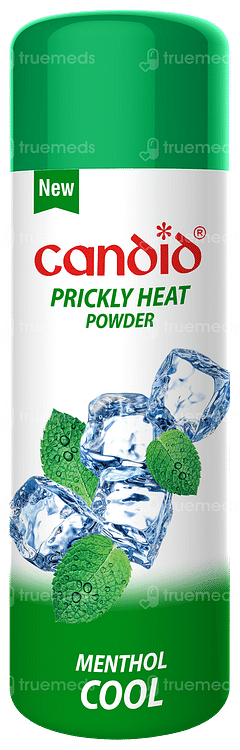 Candid New Menthol Cool Prickly Heat Powder 120gm Candid New Menthol Cool Prickly Heat Powder 120gm