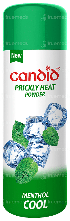 New Candid Menthol Cool Prickly Heat Powder 120gm