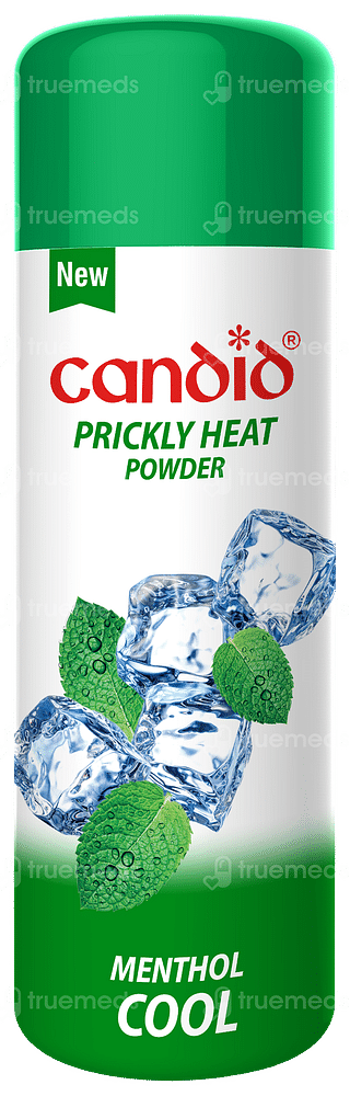 New Candid Menthol Cool Prickly Heat Powder 120gm