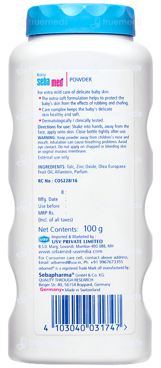 Sebamed Baby With Olive Oil Powder 100gm