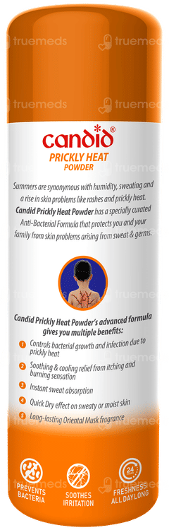 Candid New Sandal Prickly Heat Powder 120gm