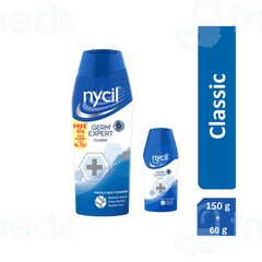 Nycil Germ Expert Classic Prickly Heat Powder 150Gm With 60Gm Free