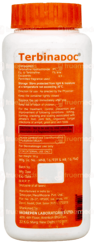 Terbinadoc Dusting Powder 50Gm