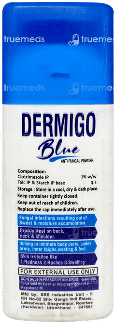 Dermigo Blue Dusting Powder 100Gm