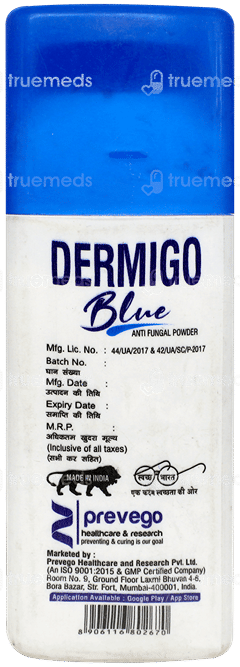 Dermigo Blue Dusting Powder 100Gm