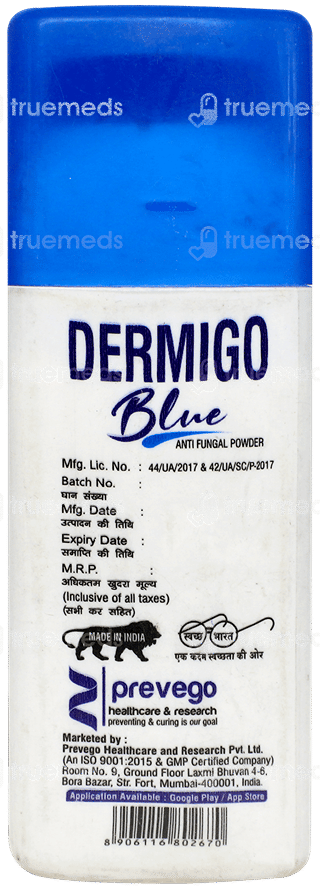 Dermigo Blue Dusting Powder 100Gm