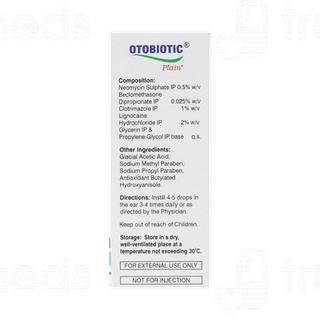 Otobiotic Plain Ear Drops 5ml