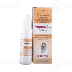 Triben Plus 0.025/0.5/1 % Ear Drops 5 ML