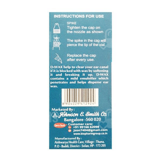 D Wax Ear Drops 10 Ml