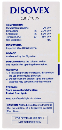 Disovex Ear Drops 10 ML