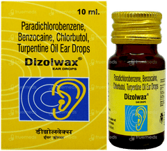 Dizolwax Ear Drops 10ml Dizolwax Ear Drops 10ml