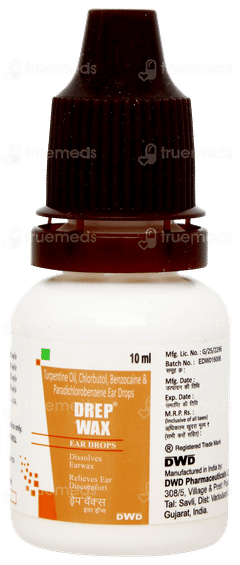 Drep Wax Ear Drops 10ml Drep Wax Ear Drops 10ml