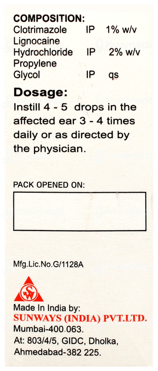 Myclin Ear Drops 10ml