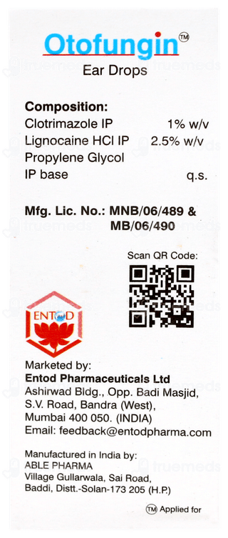 Otofungin Ear Drops 10ml