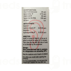 Wax El Ear Drops 10ml Wax El Ear Drops 10ml