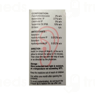 Wax El Ear Drops 10ml