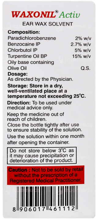 Waxonil Activ Ear Drops 10ml