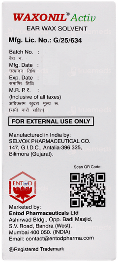 Waxonil Activ Ear Drops 10ml