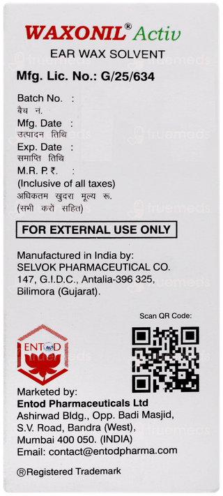 Waxonil Activ Ear Drops 10ml