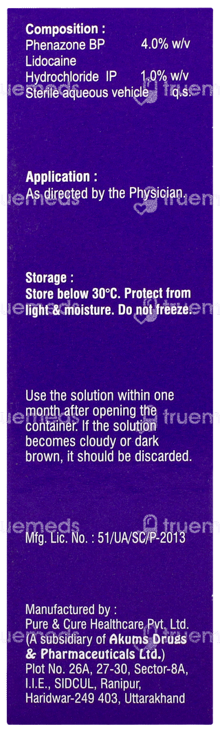 Lidozone Ear Drops 10ml