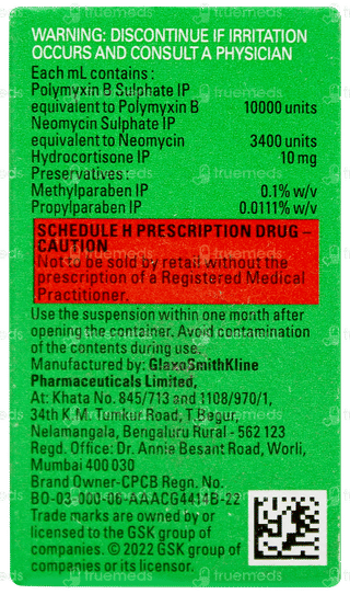 Neosporin H Ear Drops 5ml