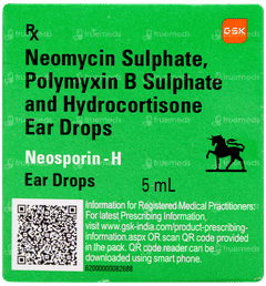 Neosporin H Ear Drops 5ml Neosporin H Ear Drops 5ml
