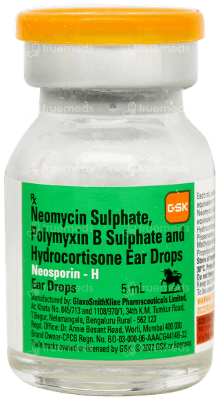Neosporin H Ear Drops 5ml